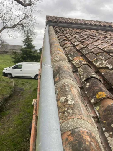 Réparation de rive mortier et soudure zinguerie à saintes, Rochefort, GALOPIN Toiture