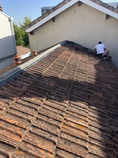 Remplacement de bavette plomb avec étanchéité à Rochefort, Rochefort, GALOPIN Toiture