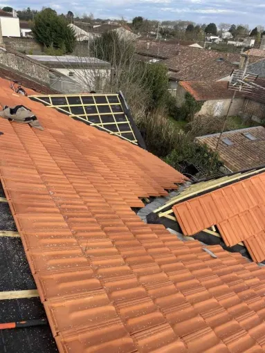 Remplacement d’une toiture avec de liteaux et tuile à Fouras, Rochefort, GALOPIN Toiture