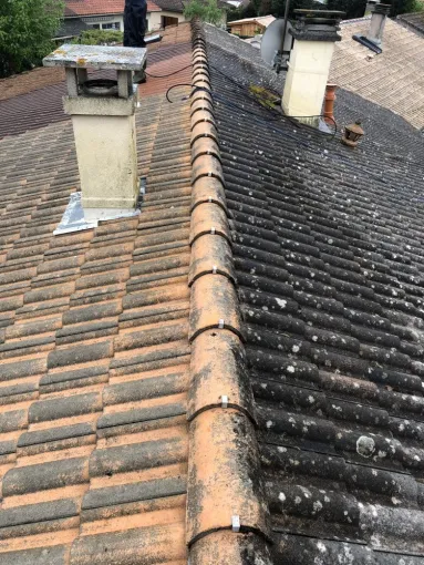 Traitement de tuiles à Surgères, Rochefort, GALOPIN Toiture