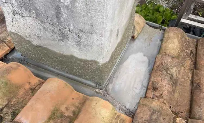 Changement de zinguerie sur cheminée à Tonnay Charente, Rochefort, GALOPIN Toiture