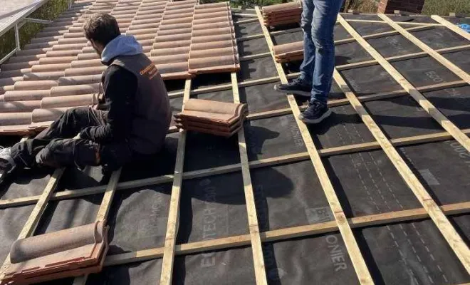 Réflection d’une couverture tuile à breuille magner, Rochefort, GALOPIN Toiture