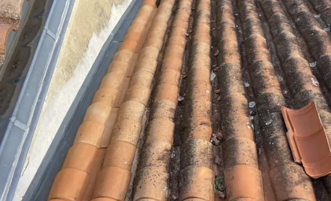 Remplacement de tuiles avec réparation et façonnage de Chenault murale à La vergne, Rochefort, GALOPIN Toiture