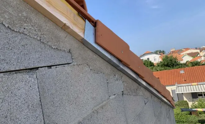 Installation de zinc sur bandeaux à Fouras, Rochefort, GALOPIN Toiture