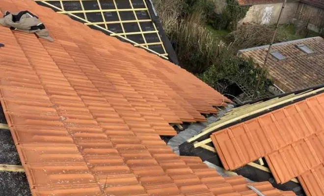 Remplacement d’une toiture avec de liteaux et tuile à Fouras, Rochefort, GALOPIN Toiture