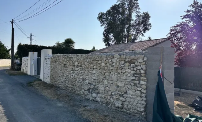 Travaux de maçonnerie avec pose de portail la Tonnay Charente, Rochefort, GALOPIN Toiture
