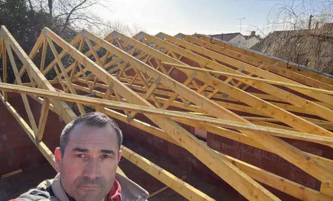 Pose de Charpente, bois en charente maritime, Rochefort, GALOPIN Toiture